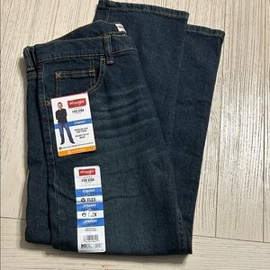 Wrangler boys size 12 Straight Jeans - Deep Blue NWT